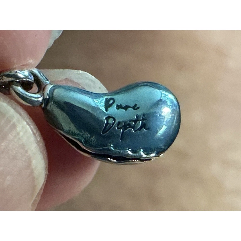 Pandora Lake Baikal Pure Depth Blue Enamel Dangle Charm S925  790760C01